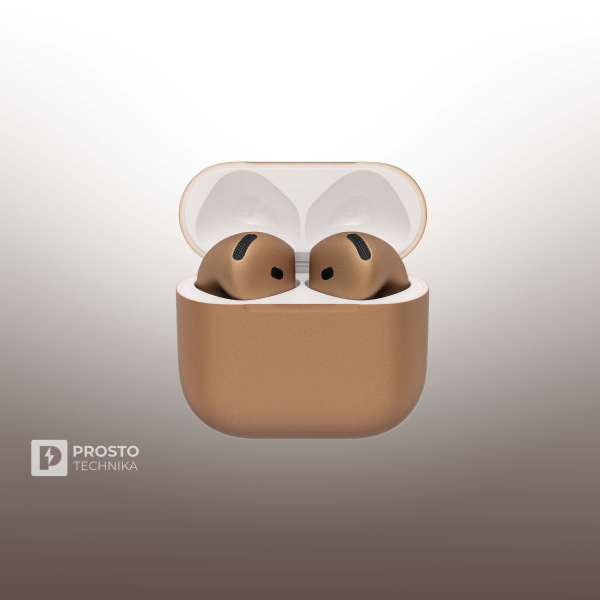 Apple Беспроводные наушники Apple AirPods 4 ANC / Золото